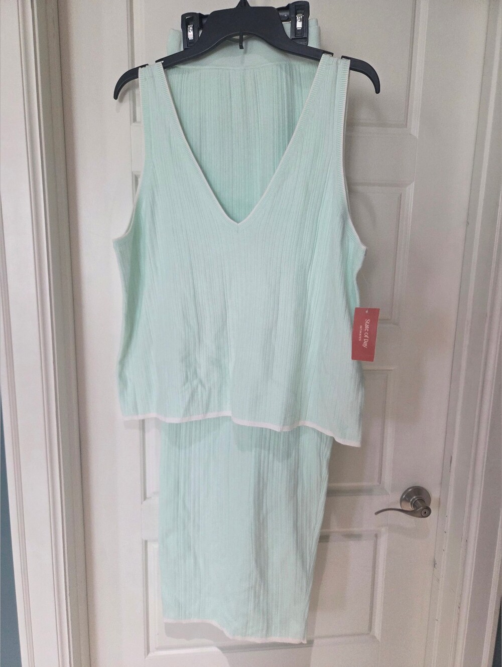 Women's Ribbed Loungewear Sweater Pajama Set